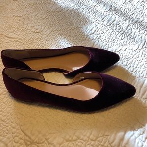 Mossimo Velvet Ballet Flats